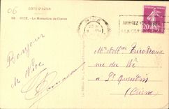 CPA Nice Le Monastere de Cimiez 