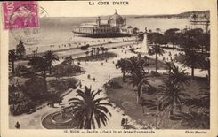CPA Nice Jardin Albert et Jetee Promenade 