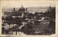 CPA Nice Jardins Albert et Casino de la Jetee Promenade des Anglais 