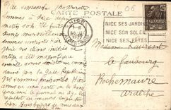 CPA Nice Jardins Albert et Casino de la Jetee Promenade des Anglais 
