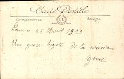 CPA Ile Sainte Marguerite Un coup de Mer 