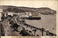 CPA Nice Promenade des Anglais et Mont Boron 