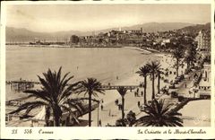 CPA Cannes La Croisette et le Mont Chevalier 