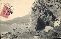 CPA Menton Menton et Rocher Rouges 