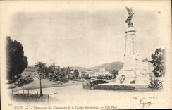 CPA Nice Le Monument du Centenaire le Casino Municipal 