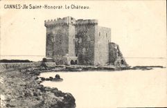 CPA Cannes Ile Saint Honorat Le Chateau 