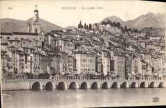 CPA Menton La vieille Ville 