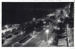CPA Nice La Nuit Promenade des Anglais 