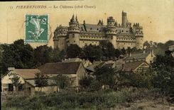 CPA Pierrefonds Le Chateau Cote Ouest 