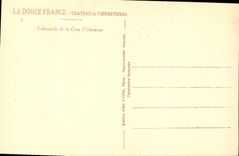 CPA Chateau de Pierrefonds Colonnade de la Cour d'Honneur 