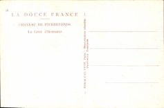 CPA Chateau de Pierrefonds La Cour d'Honneur 