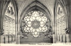 CPA Pierrefonds Rosace de la Chapelle 