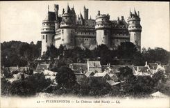 CPA Pierrefonds Le Chateau cote Nord 