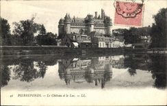 CPA Pierrefonds Le Chateau et le Lac 