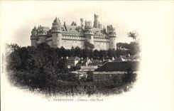 CPA Pierrefonds Chateau Cote Nord 
