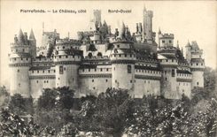 CPA Pierrefonds Le Chateau Cote Nord Ouest 