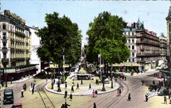 CPA Lyon Place de la Republique 