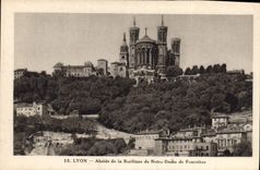 CPA Lyon Abside de la Basilique de Notre Dame de Fourviere 