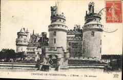 CPA Chateau de Pierrefonds L'Entree 