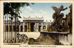 CPA Lyon L'Arc de Triomphe vu de la Place Carriere 