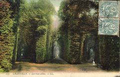 CPA Chantilly Les trois allees 