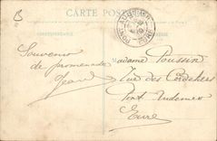 CPA Chateau de Chantilly Oise Cote Nord Ouest et Passerelle privee