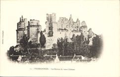 CPA Pierrefonds Les Ruines du vieux Chateau 