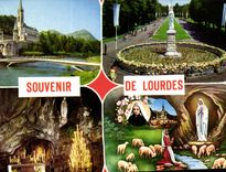 CPA Souvenir de Lourdes 