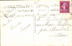 CPA Lourdes La Basilique et le Pic du Jer 