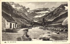 CPA Gavarnie Le Cirque et la Chaumiere 