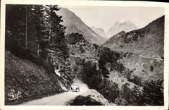 CPA Bagneres de Bigorre La route du Tourmalet et le Pic du Midi 