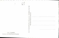 CPA Lourdes Interieur de la Basilique du Rosaire 