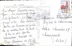 CPA Lourdes La Grotte miraculeuse 