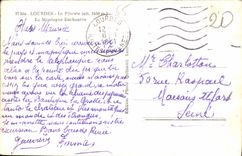 CPA Lourdes La Pibeste La Montagne Enchantee 