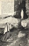 CPA Lourdes Apparition de la Vierge 