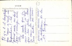 CPA Lyon Basilique Notre Dame de Fourviere 