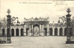 CPA Nancy Arc de Triomphe vu de la Place Carriere 