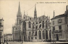 CPA Nancy Basilique Saint Epvre et Place des Dames 