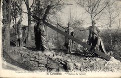 CPA Lourdes V Station du Calvaire 