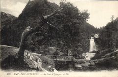CPA Env de Cauterets Au Pont d'Espagne 