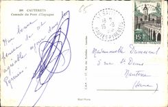 CPA Cauterets Cascade du Pont d'Espagne