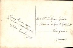 CPA Bonne Annee Femme