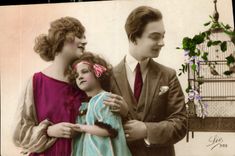 CPA Femme Enfant