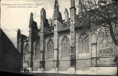 CPA Basilique de St Antoine Isere Facade Laterale Cote Sud 