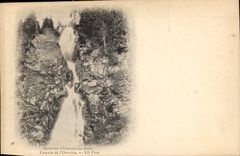 CPA Environs d'Uriage les Bains Cascade de l'Oursiere 