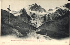 CPA Massif du Pelvoux La Meije vue du Chazelet 