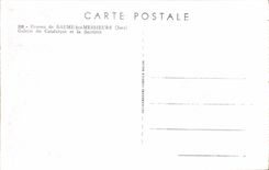 CPA Grottes de Baume les Messieurs Jura Galerie du Catafalque et la Sacristie