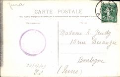 CPA Col de la Faucille Apercu sur le Mont Blanc depuis le Sentier de Gex 