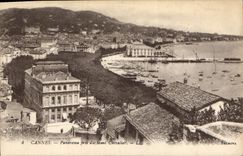 CPA Cannes Panorama pris du Mont Chevalier 