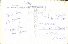 CPA Menton Le Jardin et le Casino 